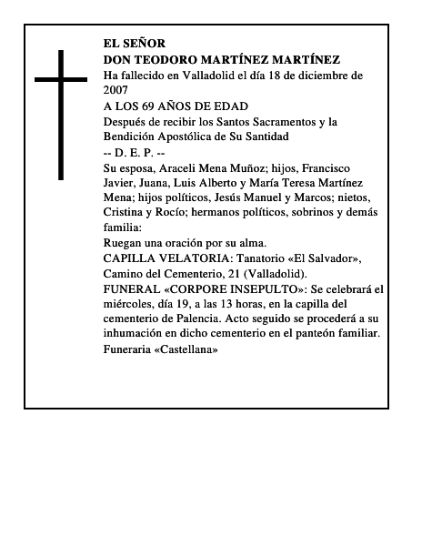 DON TEODORO MARTÍNEZ MARTÍNEZ