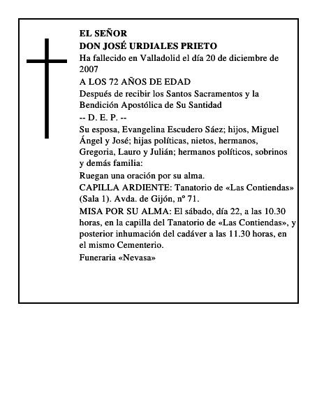 DON JOSÉ URDIALES PRIETO