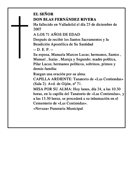 DON BLAS FERNÁNDEZ RIVERA