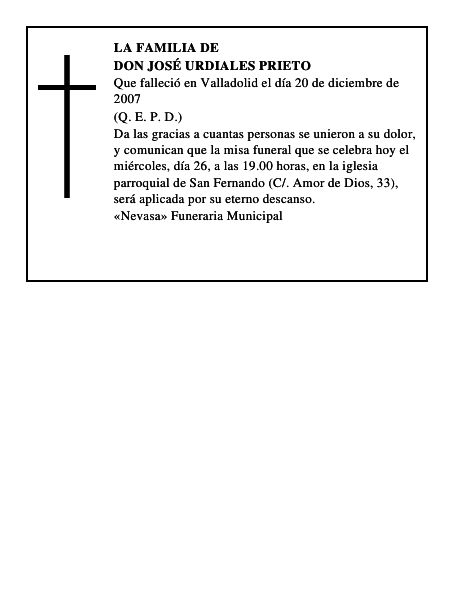 DON JOSÉ URDIALES PRIETO
