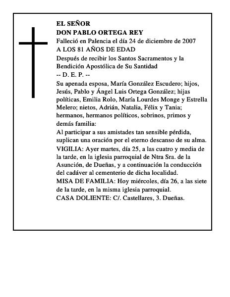 DON PABLO ORTEGA REY