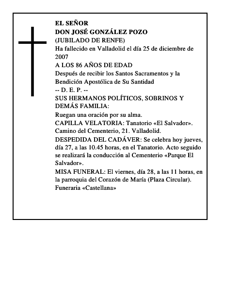 DON JOSÉ GONZÁLEZ POZO