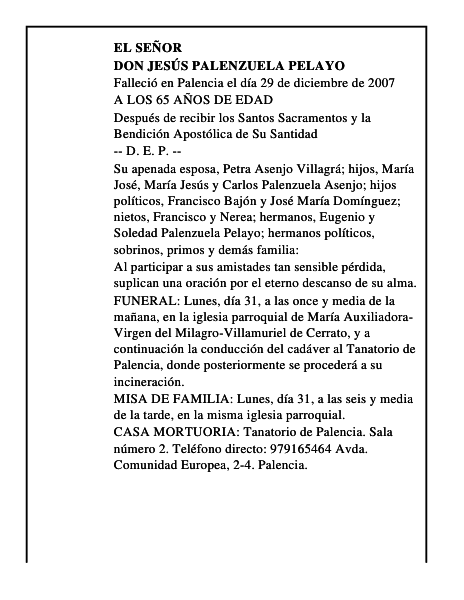 DON JESÚS PALENZUELA PELAYO