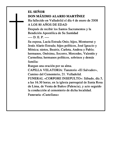 DON MÁXIMO ALARIO MARTÍNEZ