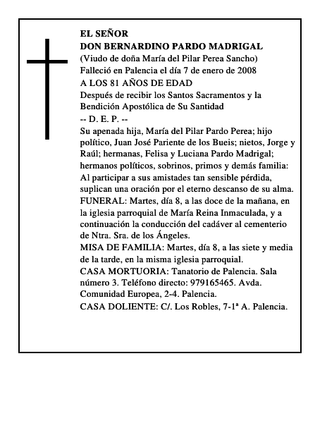 DON BERNARDINO PARDO MADRIGAL