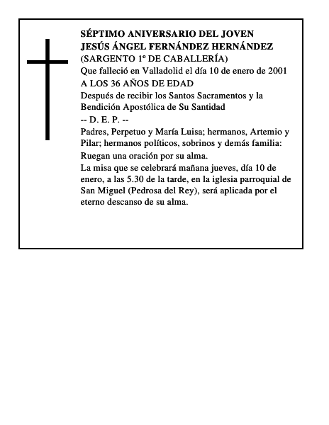 JESÚS ÁNGEL FERNÁNDEZ HERNÁNDEZ