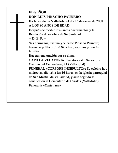 DON LUIS PINACHO PAUNERO