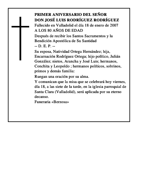 DON JOSÉ LUIS RODRÍGUEZ RODRÍGUEZ