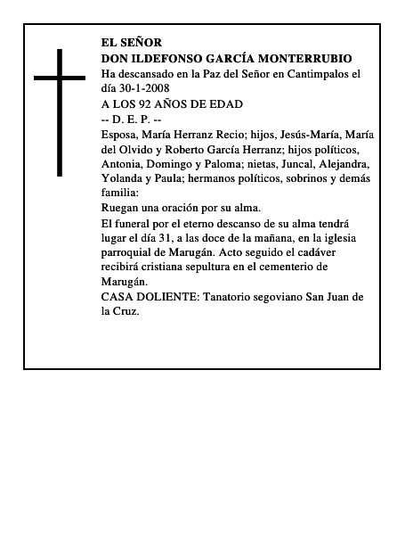 DON ILDEFONSO GARCÍA MONTERRUBIO