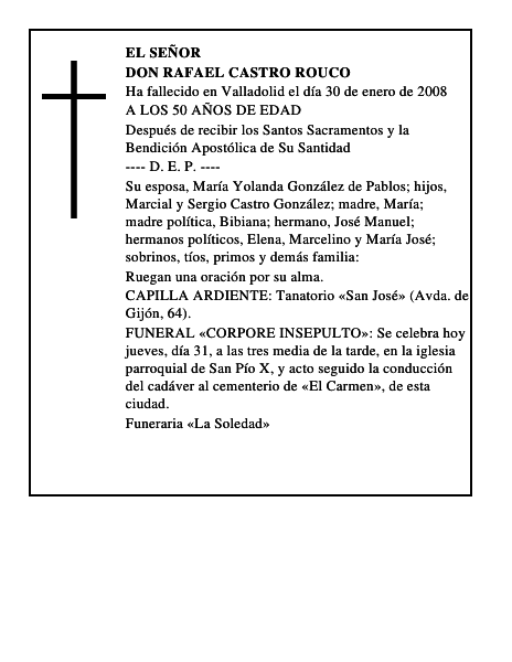 DON RAFAEL CASTRO ROUCO