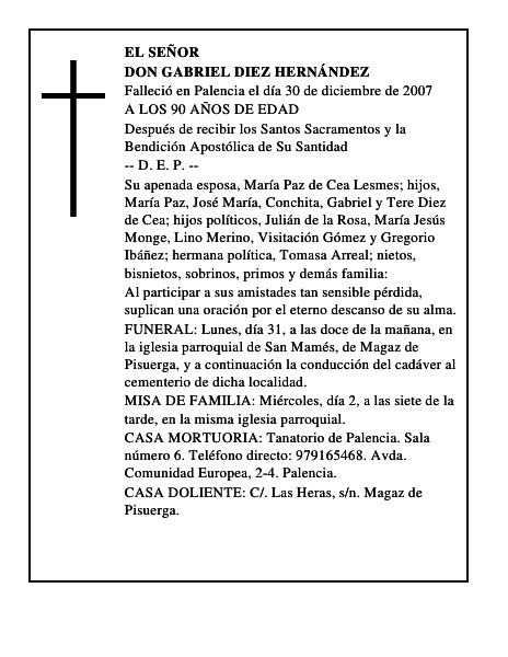 DON GABRIEL DIEZ HERNÁNDEZ
