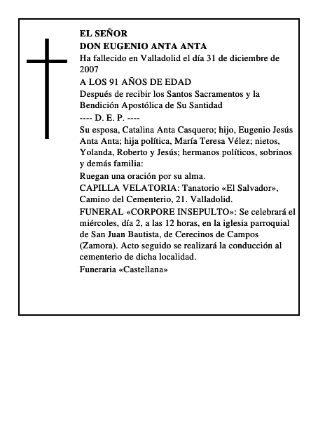 DON EUGENIO ANTA ANTA