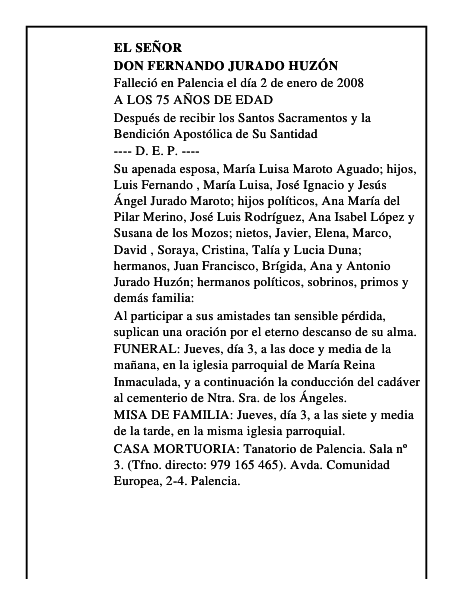 DON FERNANDO JURADO HUZÓN