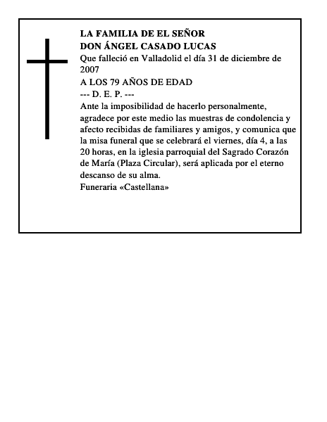 DON ÁNGEL CASADO LUCAS