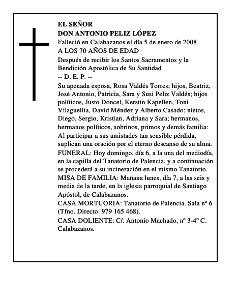 DON ANTONIO PELIZ LÓPEZ