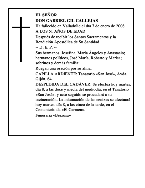 DON GABRIEL GIL CALLEJAS