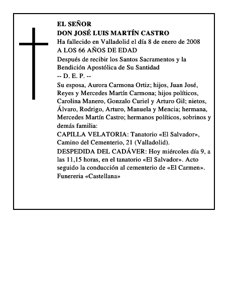 DON JOSÉ LUIS MARTÍN CASTRO