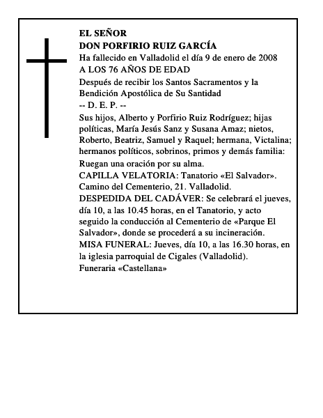 DON PORFIRIO RUIZ GARCÍA