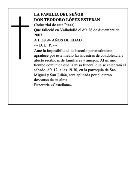 DON TEODORO LÓPEZ ESTEBAN