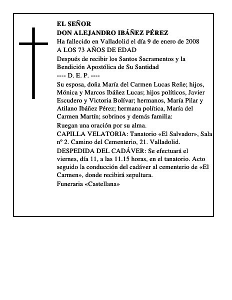 DON ALEJANDRO IBÁÑEZ PÉREZ