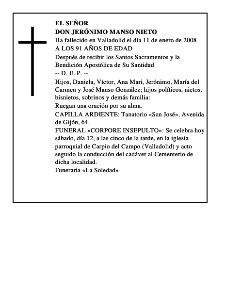 DON JERÓNIMO MANSO NIETO