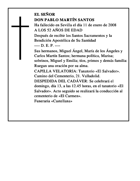 DON PABLO MARTÍN SANTOS