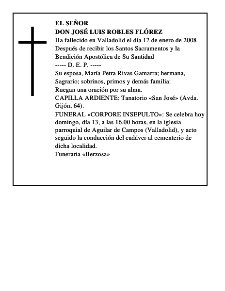 DON JOSÉ LUIS ROBLES FLÓREZ