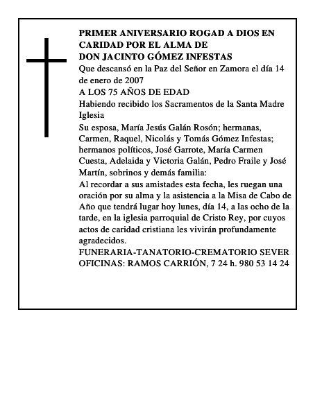 DON JACINTO GÓMEZ INFESTAS