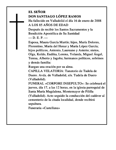 DON SANTIAGO LÓPEZ RAMOS