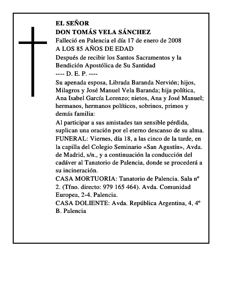 DON TOMÁS VELA SÁNCHEZ