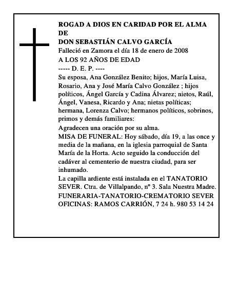 DON SEBASTIÁN CALVO GARCÍA