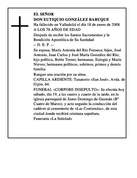 DON EUTIQUIO GONZÁLEZ BARUQUE