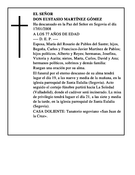 DON EUSTASIO MARTÍNEZ GÓMEZ