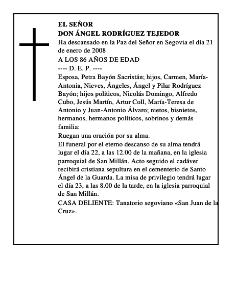 DON ÁNGEL RODRÍGUEZ TEJEDOR