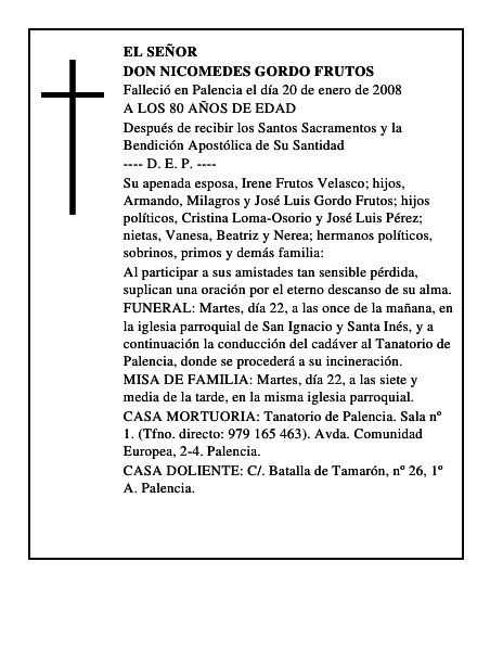 DON NICOMEDES GORDO FRUTOS