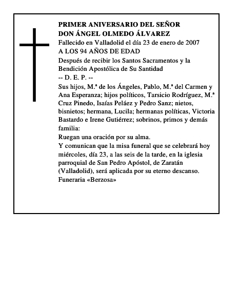 DON ÁNGEL OLMEDO ÁLVAREZ