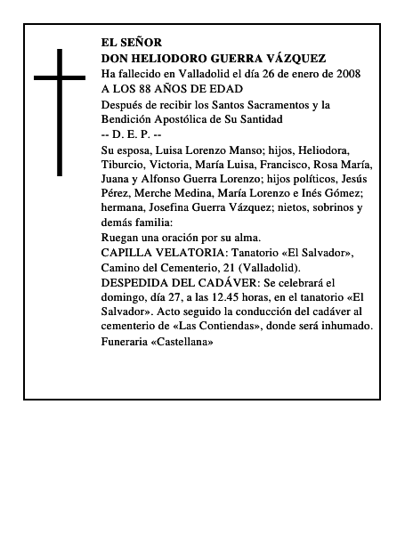 DON HELIODORO GUERRA VÁZQUEZ