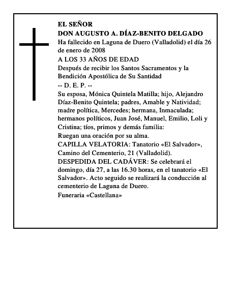 DON AUGUSTO A. DÍAZ-BENITO DELGADO