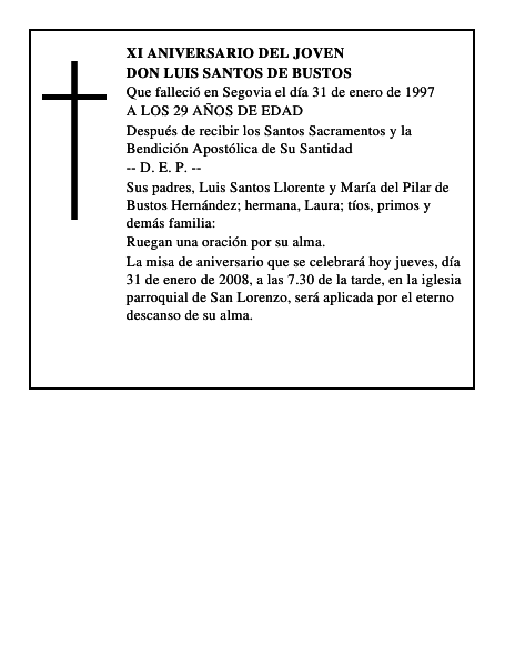 DON LUIS SANTOS DE BUSTOS