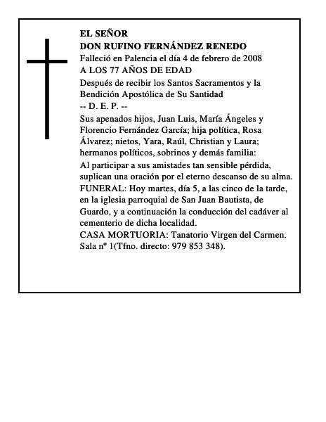 DON RUFINO FERNÁNDEZ RENEDO