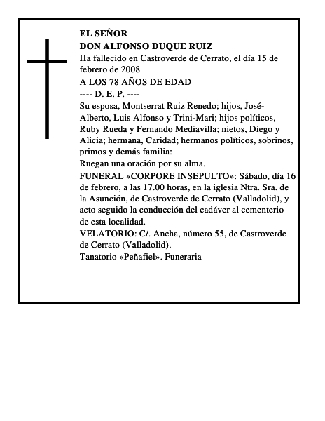 DON ALFONSO DUQUE RUIZ