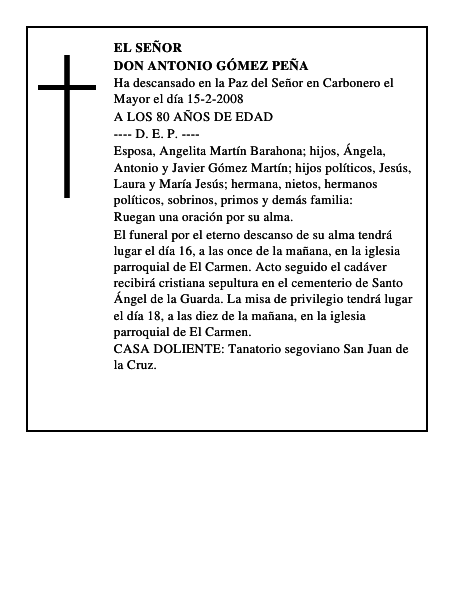 DON ANTONIO GÓMEZ PEÑA
