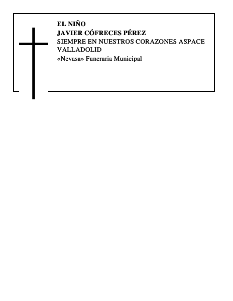 JAVIER CÓFRECES PÉREZ