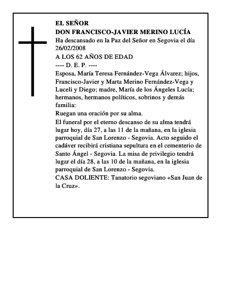 DON FRANCISCO-JAVIER MERINO LUCÍA