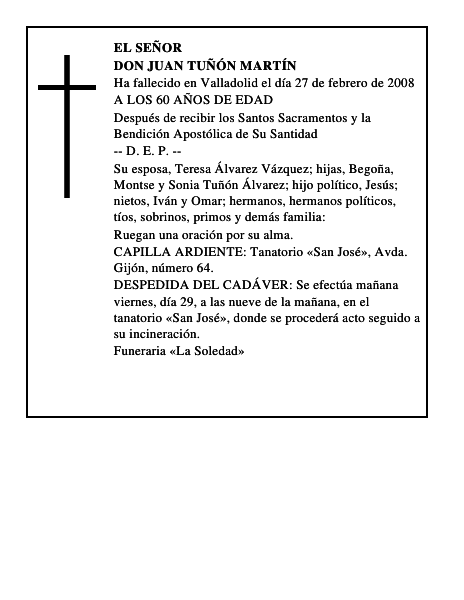DON JUAN TUÑÓN MARTÍN