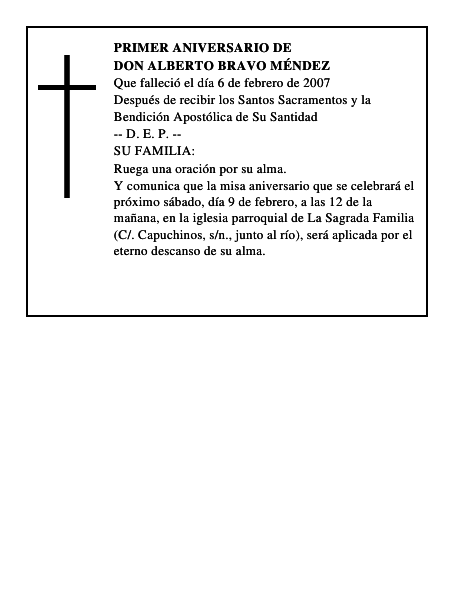 DON ALBERTO BRAVO MÉNDEZ
