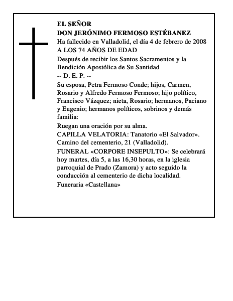 DON JERÓNIMO FERMOSO ESTÉBANEZ
