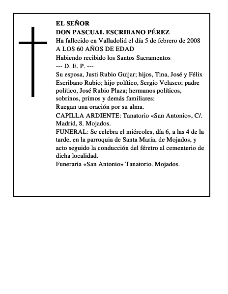 DON PASCUAL ESCRIBANO PÉREZ