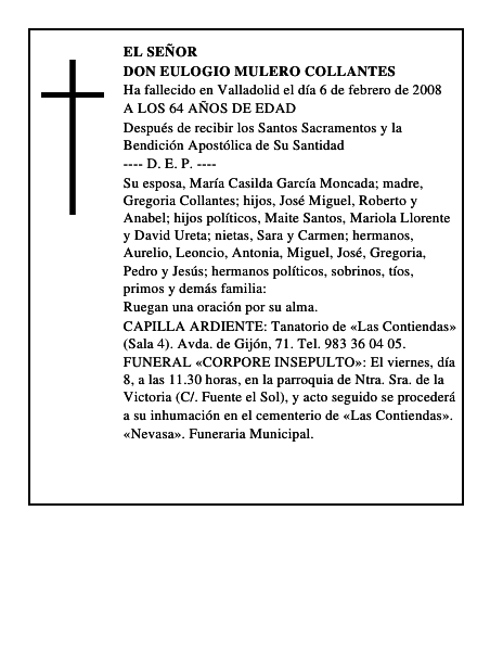 DON EULOGIO MULERO COLLANTES