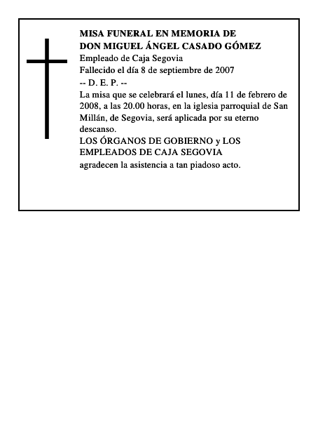 DON MIGUEL ÁNGEL CASADO GÓMEZ
